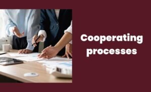 Synchronization of processes- Cooperating processes