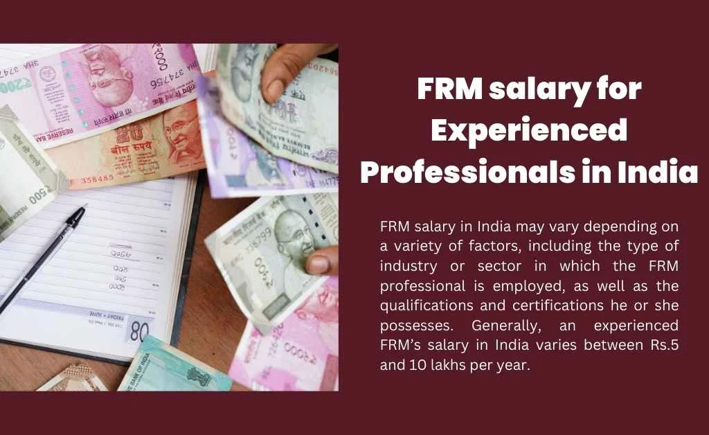 FRM salary for experienced professionals 
