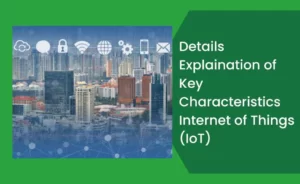 Details Explaination of Key Characteristics Internet of Things (IoT)