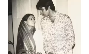 Jaya Bachchan with Amithabh