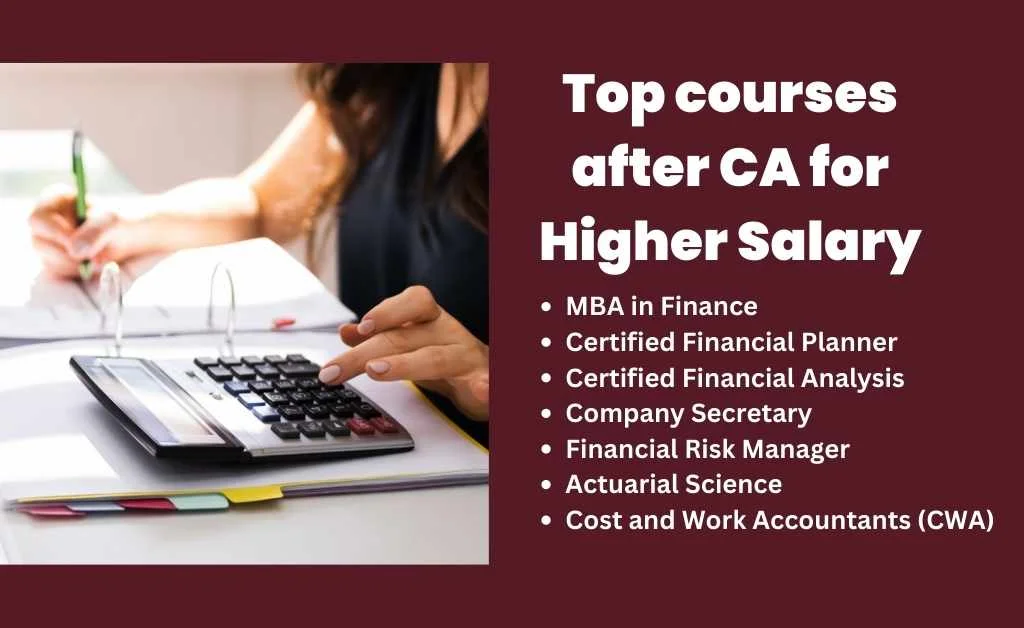 Top courses after CA for high salary 