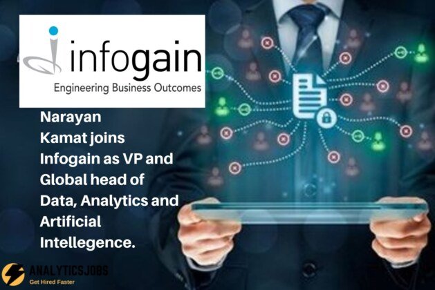 Narayan Kamat joins Infogain as VP and Global head of Data, Analytics and Artificial Intellegence.