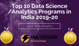 Top 10 Data Science, Analytics, Machine Learning & Artificial Intelligence Programs/Institutes in India: Ranking 2019-2020