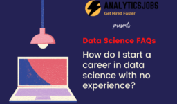 How do I start a career in data science with no experience?