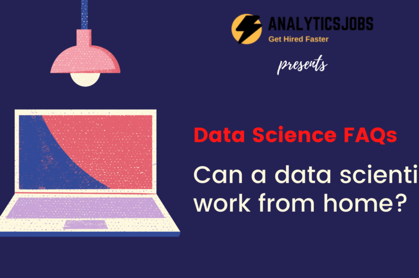 Can a data scientist work from home?