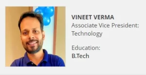 Vineet Verma - Edureka Reviews