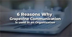 6 Reason Why Grapevine Communication is Used in an Organization