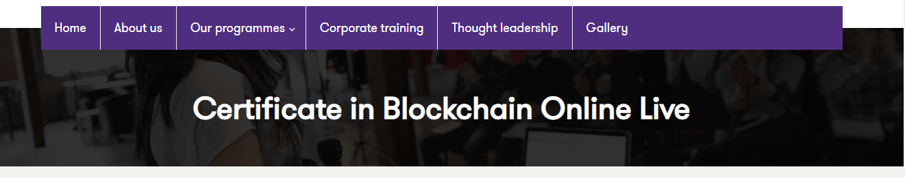 Blockchain courses in India by GTA Academy