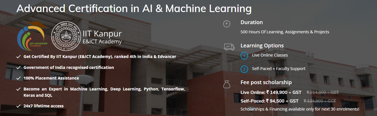 Data Science Course in India by Edvancer
