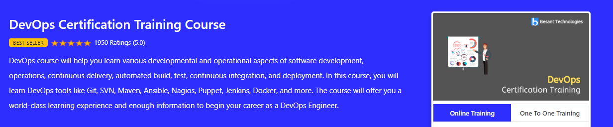 DevOps Course in India by Besant Technologies
