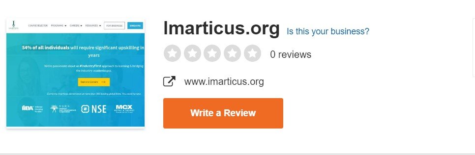 All about Imarticus Data Science Course Review SiteJabber