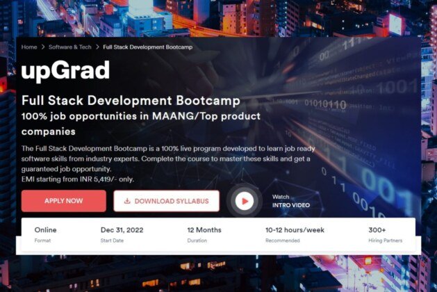 Upgrad Full stack Development Course Review – Analytics Jobs review