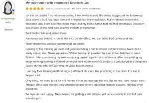 Innomatics Reviews