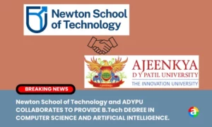 Newton School of Technology and ADYPU COLLABORATES TO PROVIDE B.Tech DEGREE IN COMPUTER SCIENCE AND ARTIFICIAL INTELLIGENCE.