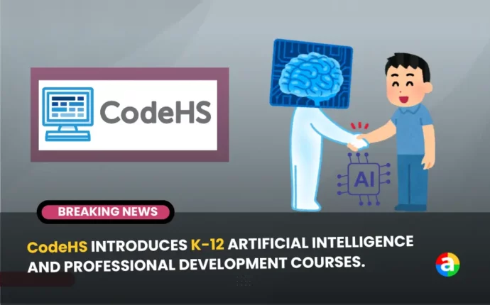 CodeHS, a K-12 computer science platform, has introduced a new AI curriculum and professional development program. The curriculum includes multiple middle and high school courses and dozens of projects, offering a comprehensive learning environment.
