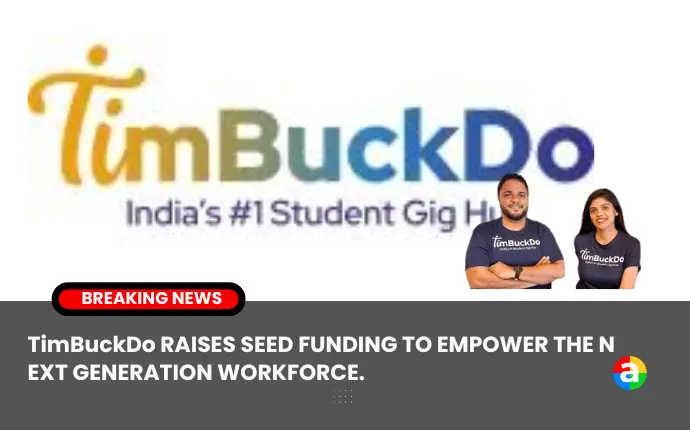 TimBuckDo, a student gig economy pioneer, has secured an initial investment of INR 2 crores from US-based angel investors Morton Meyerson and Nandkishore Kalambi. The innovative website connects students with part-time employment opportunities using AI and technology.