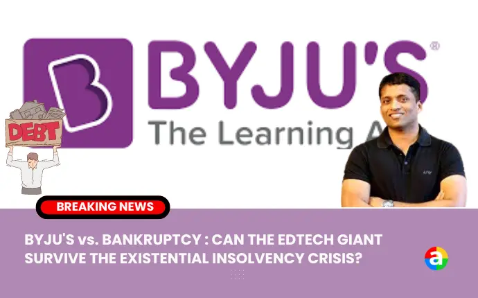 BYJU'S, once India's most valuable company, faces threats from the National Company Law Tribunal (NCLT) and US-based lenders. The NCLT has accepted BCCI's request for a corporate insolvency resolution procedure, forced hundreds of offline instruction centers to close, and rumors suggest BYJU'S has not submitted TDS to the Income Tax department.